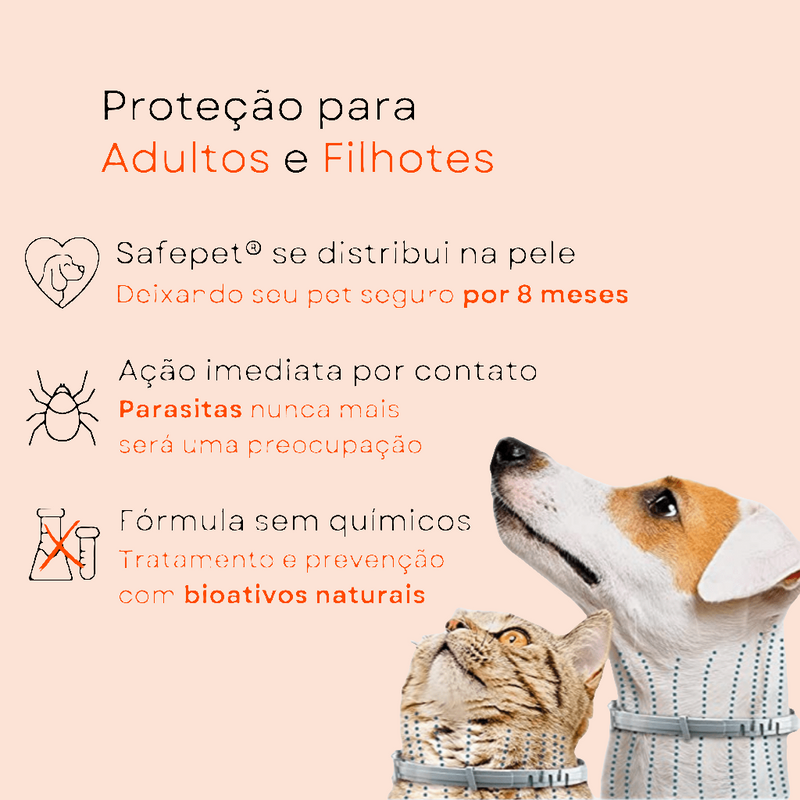 Colar Anti Pulgas e Carrapatos